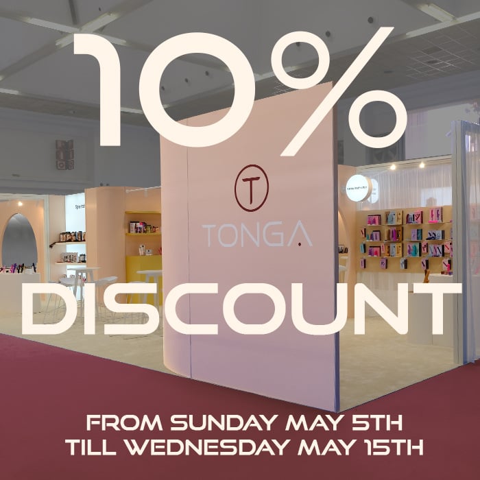 10 discount tonga booth